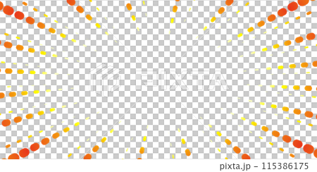 Illustration material of a pop dotted line Illustration material of a pop dotted line 115386175