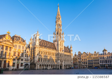 Grand Place, or Grote Markt, is the central square of Brussels in Belgium 115386587