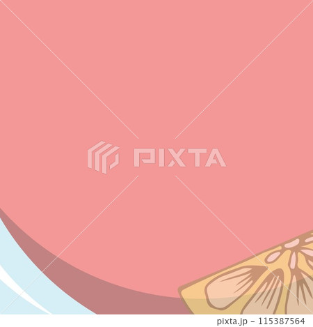 Promoting tranquility, the template features soft pastel colors and a minimalist citrus design Promoting tranquility, the template features soft pastel colors and a minimalist citrus design 115387564