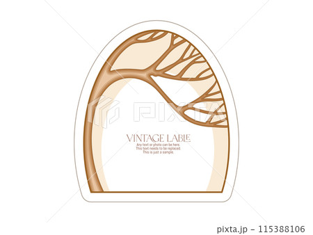 Border, frame, template for product label,  115388106