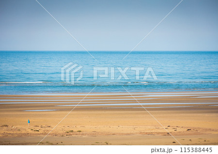 Empty beach and sea in Italy - Grado 115388445