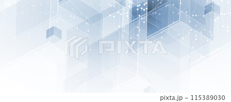 Abstract Computer technology background. network visual connection. Vector art. 115389030