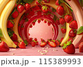 arch of strawberries 115389993