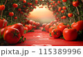 arch of tomatoes 115389996