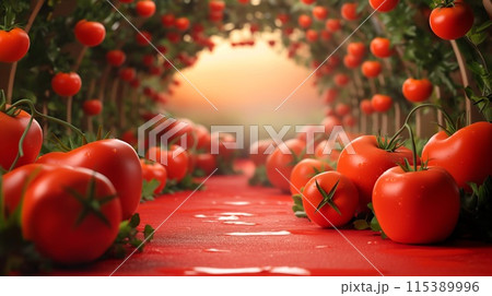 arch of tomatoes 115389996