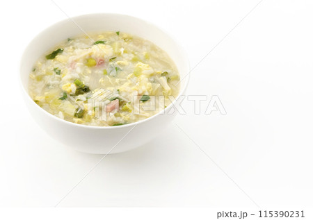 残り物野菜でおじや 115390231