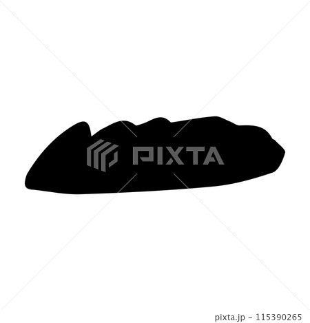 eyebrow vector element is black.abstraction. doodle illustration. astrology. eyebrow vector element is black.abstraction. doodle illustration. astrology. 115390265