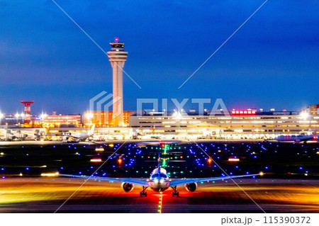 羽田空港　展望台からの景色 115390372