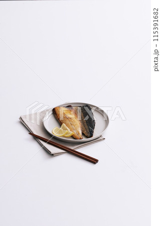 a delicious grilled mackerel a delicious grilled mackerel 115391682