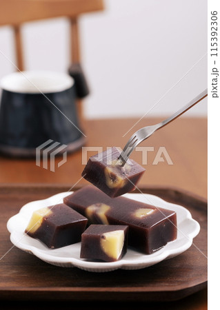 Bam Yanggang Dessert and Tea on the Table Bam Yanggang Dessert and Tea on the Table 115392306