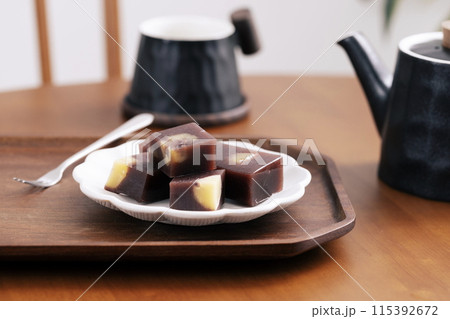 Bam Yanggang Dessert and Tea on the Table Bam Yanggang Dessert and Tea on the Table 115392672