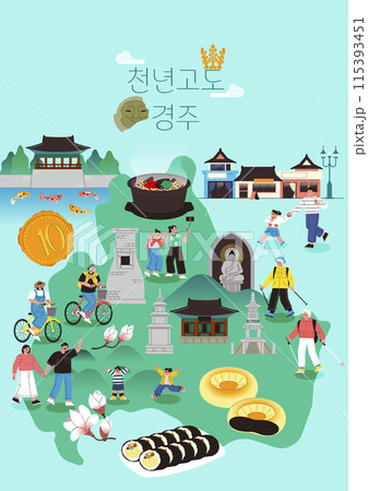 Korea's travel destination, Gyeongju, a thousand-year-old city 115393451