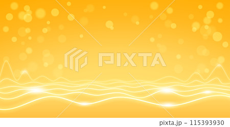 Abstract Wavy Light Yellow Neon Background Abstract Wavy Light Yellow Neon Background 115393930