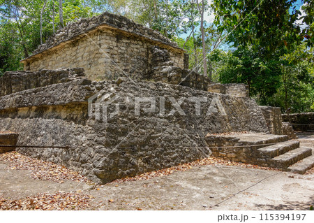 Coba ruins archaeological site. Ancient Mayan Ruins in Mexico 115394197