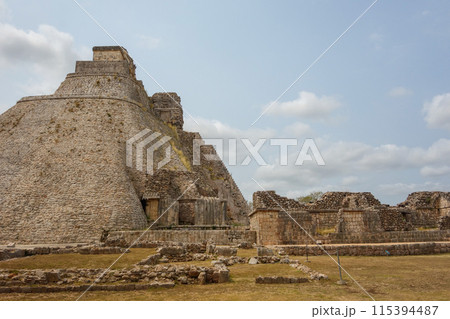 Uxmal mayan archaeological site in Yucatan Peninsula, Mexico Uxmal mayan archaeological site in Yucatan Peninsula, Mexico 115394487