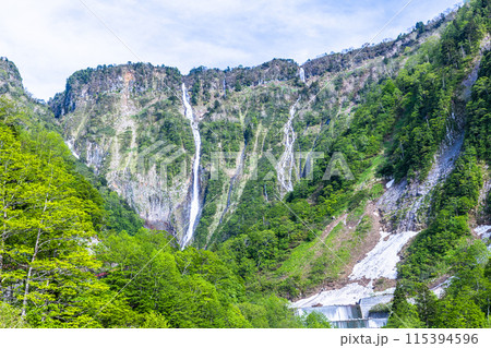 【富山県_称名滝_ハンノキ滝】幻の日本一の落差 ハンノキ滝とその仲間達 【富山県_称名滝_ハンノキ滝】幻の日本一の落差 ハンノキ滝とその仲間達 115394596
