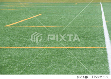 人工芝コートのライン 人工芝コートのライン 115394809