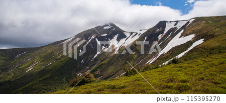 A view of the Hoverla in the Carpathians 115395270