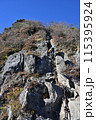西日本最高峰の四国の霊山「石鎚山」秋の鎖 西日本最高峰の四国の霊山「石鎚山」秋の鎖 115395924
