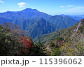 西日本最高峰の四国の霊山「石鎚山」の秋 西日本最高峰の四国の霊山「石鎚山」の秋 115396062