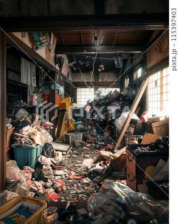 ゴミ屋敷の内部-2 115397403
