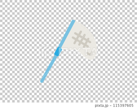 虫とり網のアイコンのイラスト 115397605