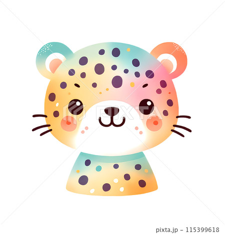 ヒョウのイラスト 115399618