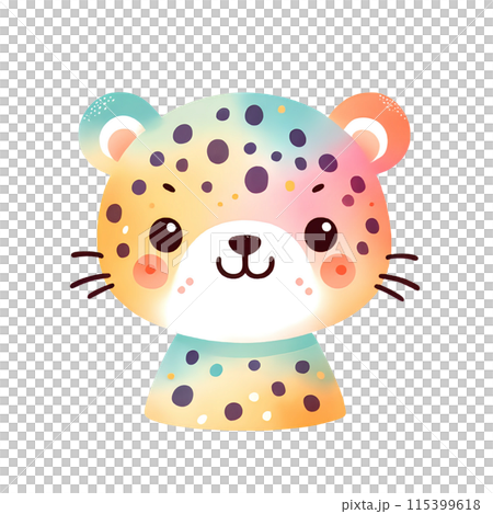 ヒョウのイラスト 115399618
