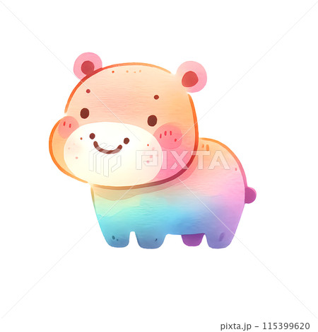 カバのイラスト カバのイラスト 115399620