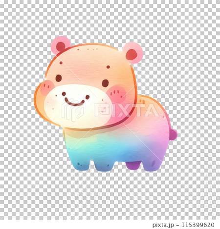 河馬的例證 115399620