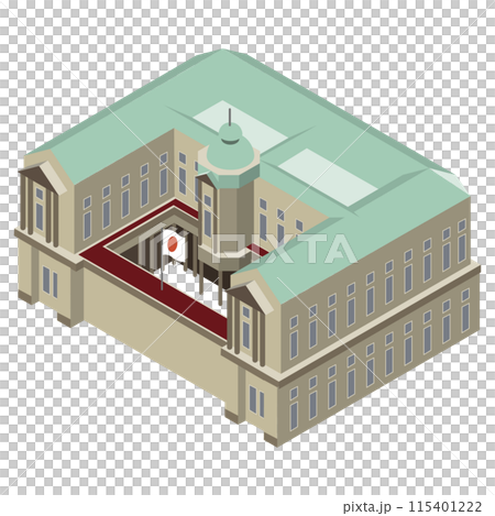 並べれば街になるアイソメイラスト「日本銀行旧館」 並べれば街になるアイソメイラスト「日本銀行旧館」 115401222