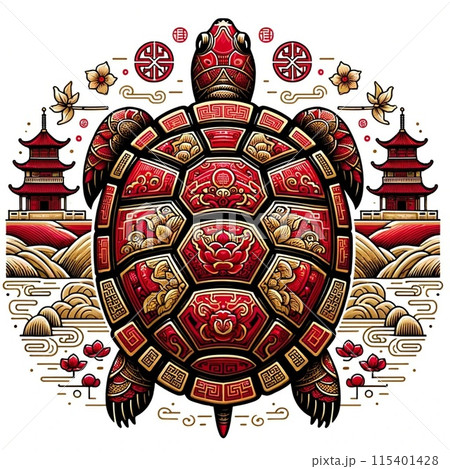 亀(赤と金) 亀(赤と金) 115401428