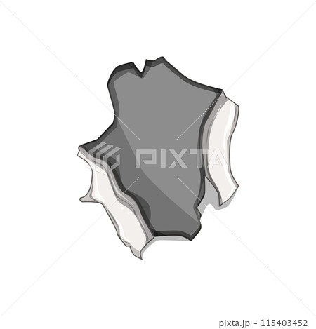scrap torn paper cartoon vector illustration 115403452