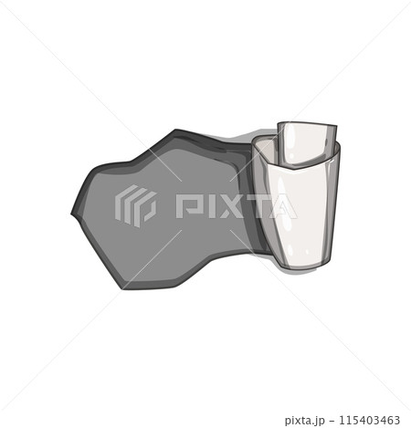 sheet torn paper cartoon vector illustration 115403463