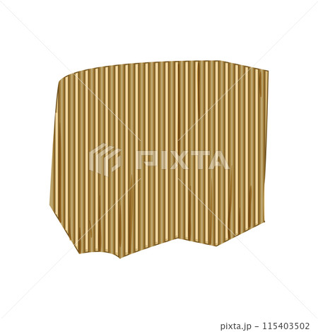 rip torn cardboard cartoon vector illustration 115403502