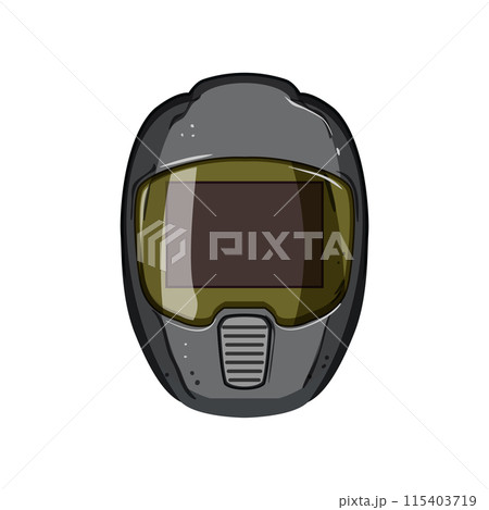 equipment helmet welding cartoon vector illustration equipment helmet welding cartoon vector illustration 115403719