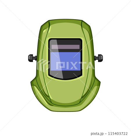 machine helmet welding cartoon vector illustration machine helmet welding cartoon vector illustration 115403722