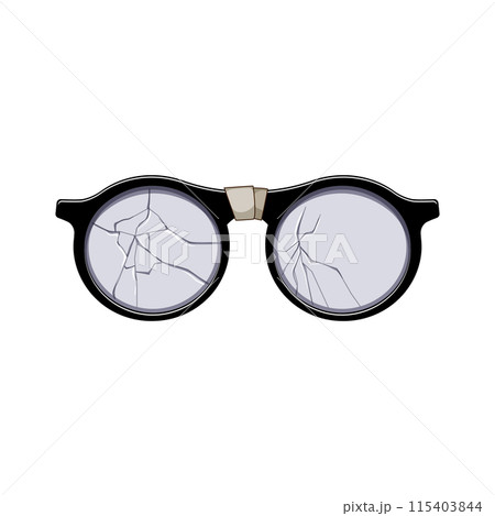 retro geek glasses cartoon vector illustration retro geek glasses cartoon vector illustration 115403844