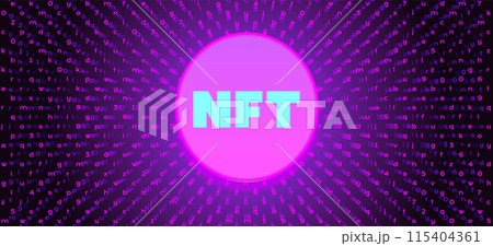 Non-fungible token NFT vector illustration Non-fungible token NFT vector illustration 115404361
