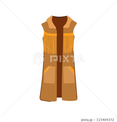 pink cowgirl dress cartoon vector illustration 115404372