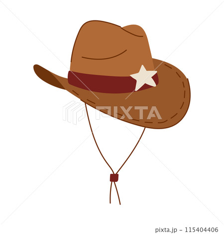 rodeo cowboy hat cartoon vector illustration rodeo cowboy hat cartoon vector illustration 115404406