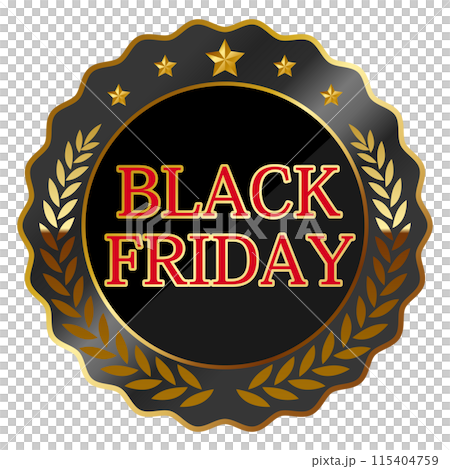 Luxury black friday emblem Luxury black friday emblem 115404759