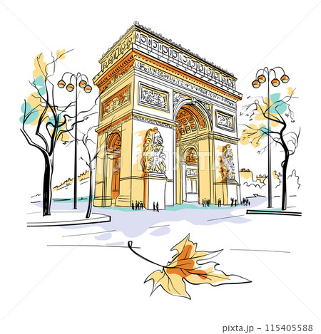 Arc de Triomphe, Paris, France Arc de Triomphe, Paris, France 115405588