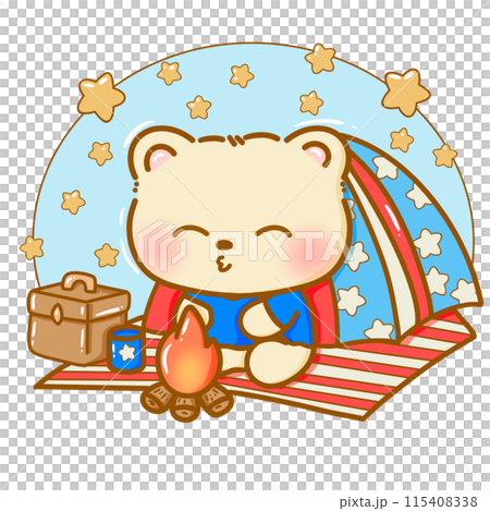 Hand drawn illustration kawaii bear american 4th of july party celebration USA Independence Day Doodle cute animal national isolated elements on white background camping Hand drawn illustration kawaii bear american 4th of july party celebration USA Independence Day Doodle cute animal national isolated elements on white background camping 115408338