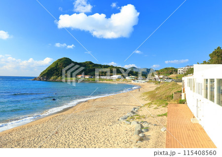 【福岡県】快晴の糸島 二見ヶ浦海岸 【福岡県】快晴の糸島 二見ヶ浦海岸 115408560