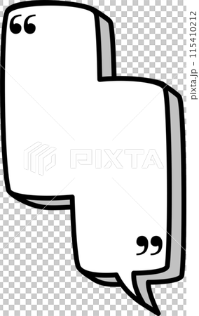 3d black and white color speech bubble balloon with quotation marks, icon sticker memo keyword planner text box banner, flat png transparent element design 3d black and white color speech bubble balloon with quotation marks, icon sticker memo keyword planner text box banner, flat png transparent element design 115410212