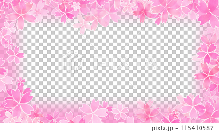 Cherry blossom frame for video Cherry blossom frame for video 115410587