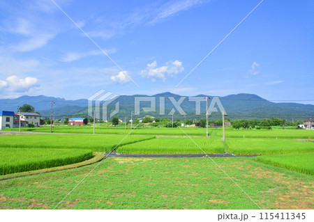 えちごトキめき鉄道妙高はねうまラインの妙高高原駅から上越妙高駅までの車窓風景(2022年夏) 115411345