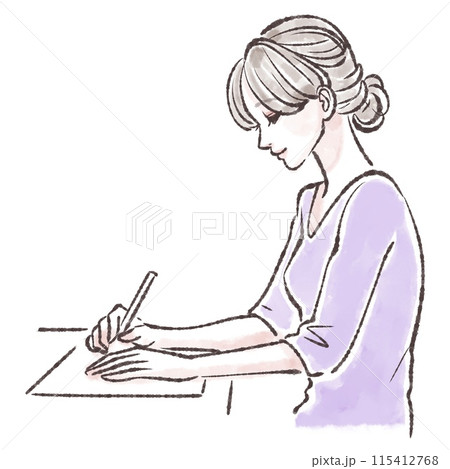 女性・女の子のイラスト素材 女性・女の子のイラスト素材 115412768