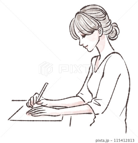女性・女の子のイラスト素材 女性・女の子のイラスト素材 115412813